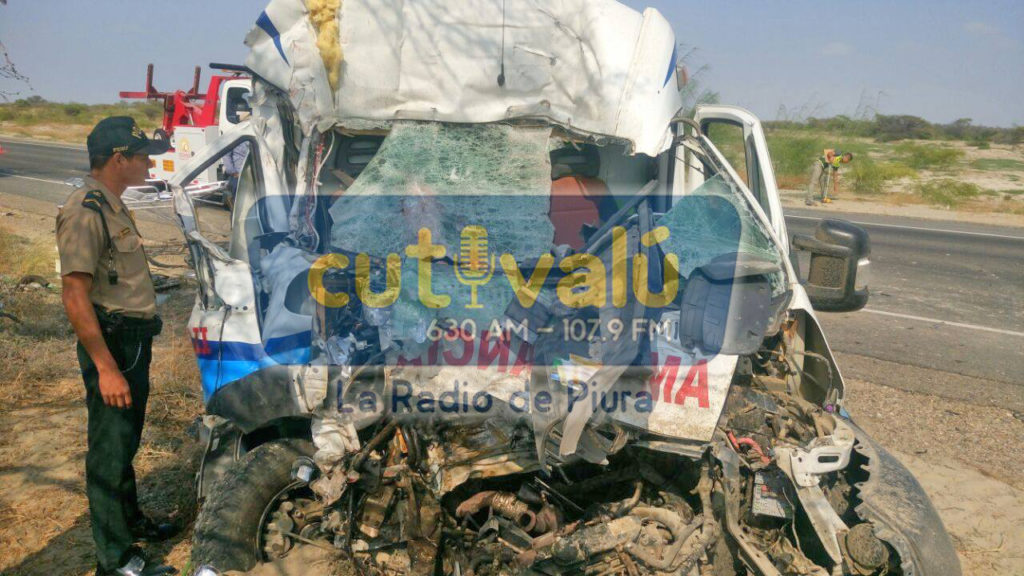 Dos muertos deja accidente en vía Piura Chiclayo Cutivalú Piura