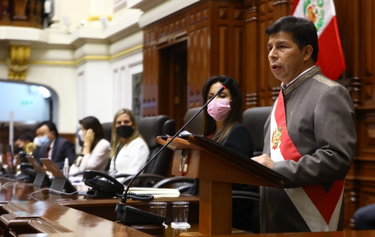 Presidente Pedro Castillo Responde Ante El Congreso Por Pedido De ...